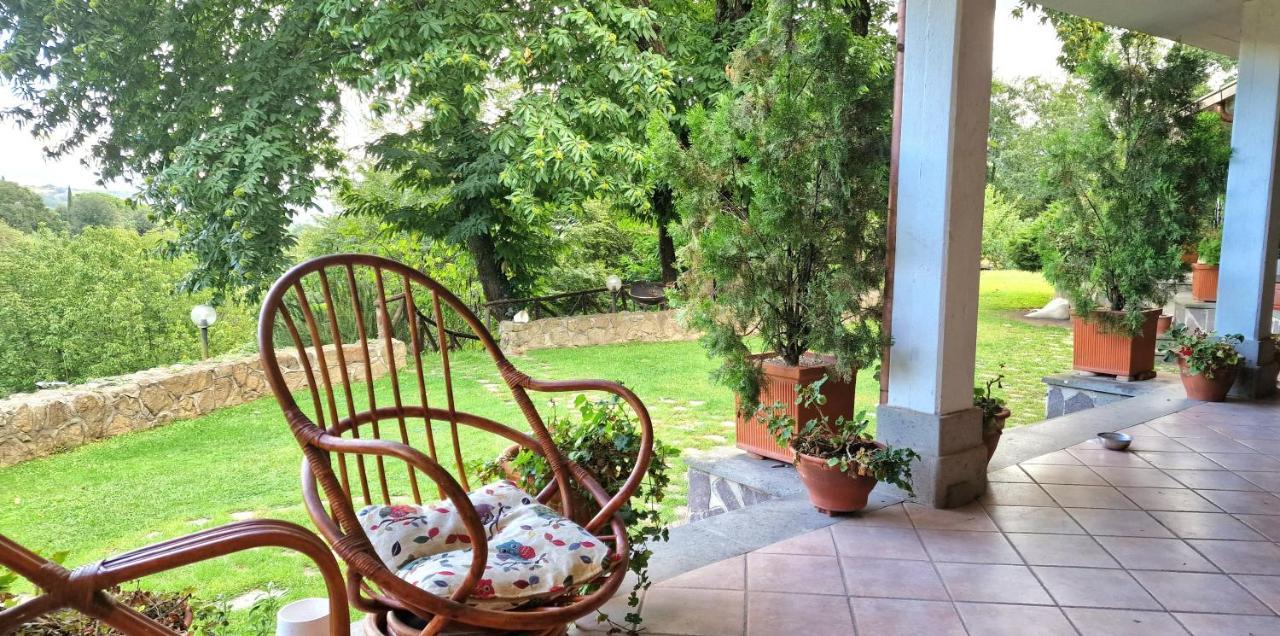Villa Carolina - Piscina E Parco Panoramico Campagnano Di Roma Exteriör bild