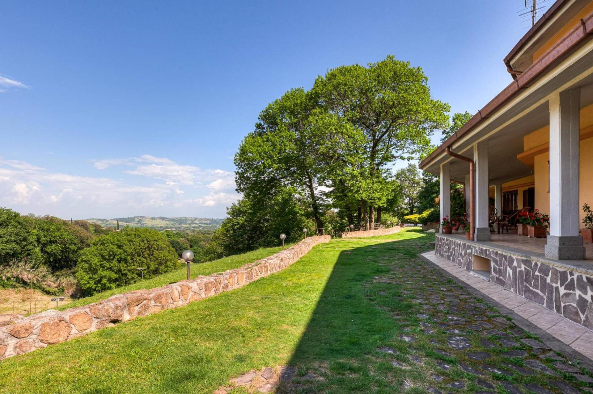 Villa Carolina - Piscina E Parco Panoramico Campagnano Di Roma Exteriör bild