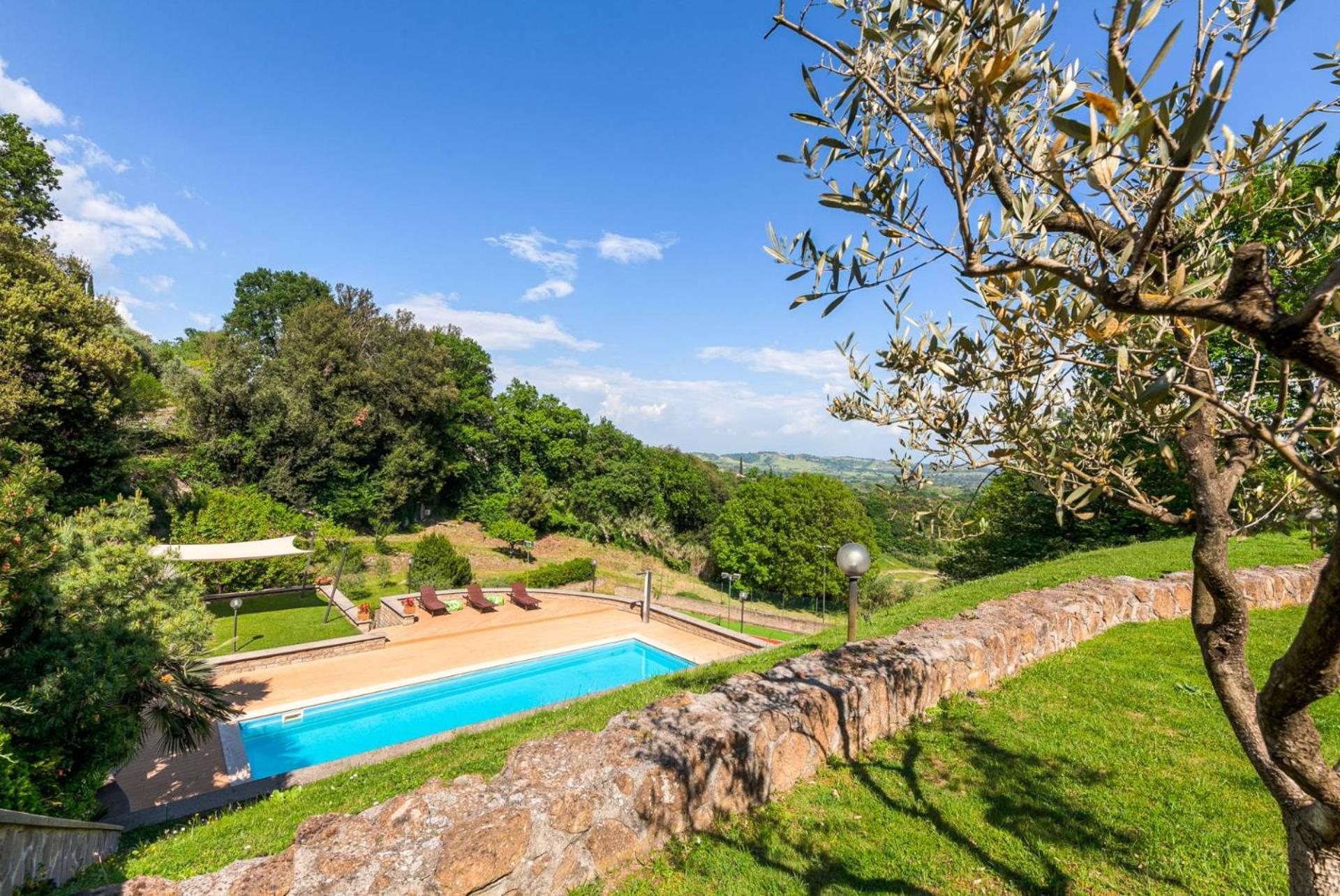 Villa Carolina - Piscina E Parco Panoramico Campagnano Di Roma Exteriör bild