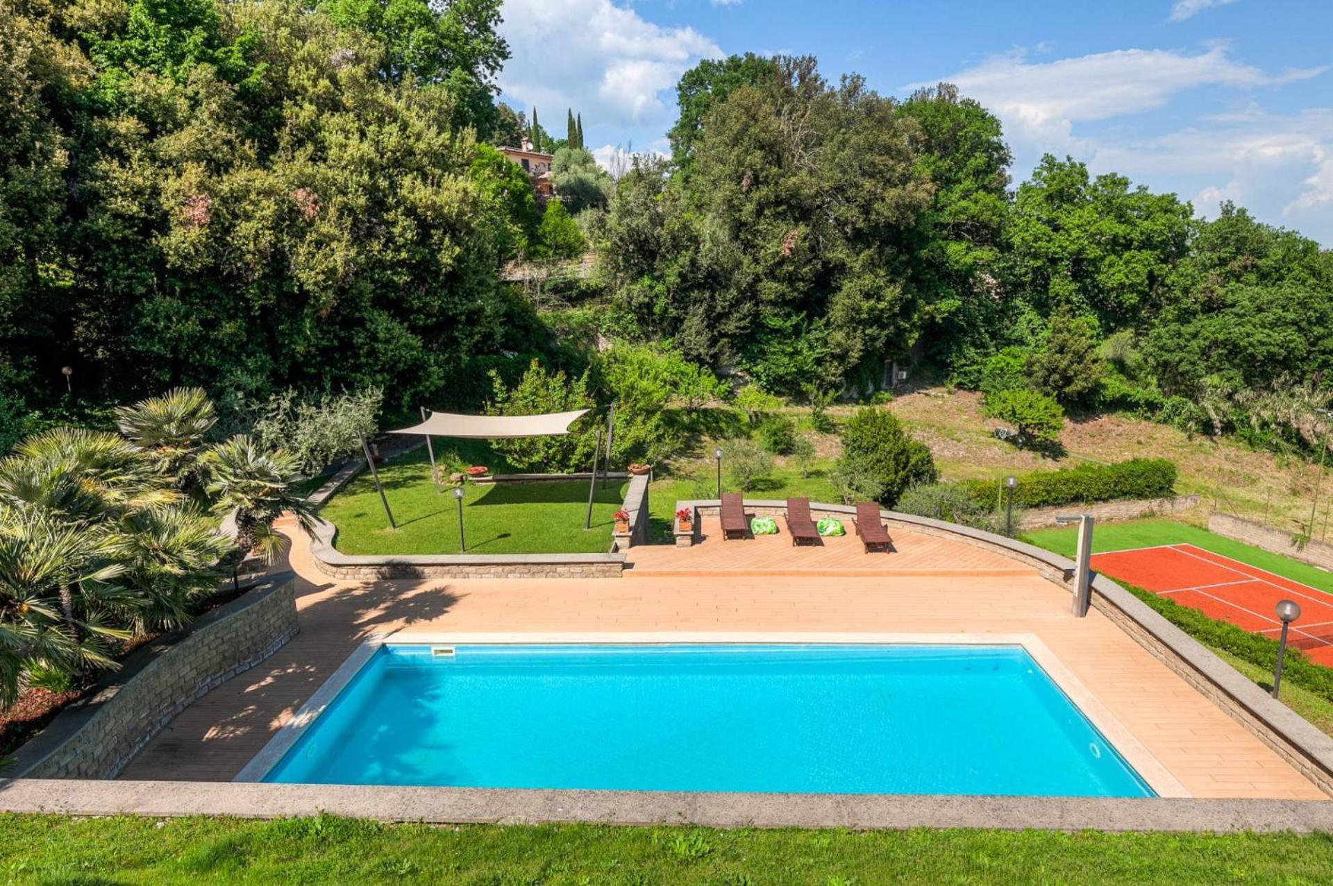 Villa Carolina - Piscina E Parco Panoramico Campagnano Di Roma Exteriör bild