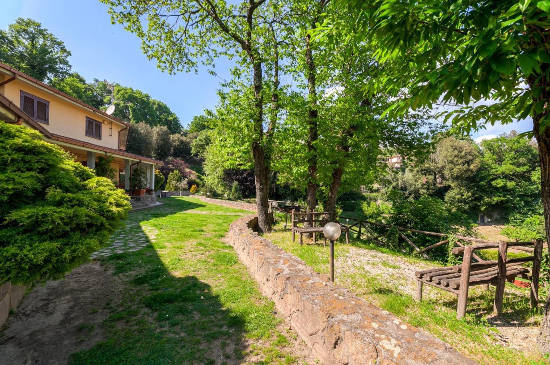 Villa Carolina - Piscina E Parco Panoramico Campagnano Di Roma Exteriör bild